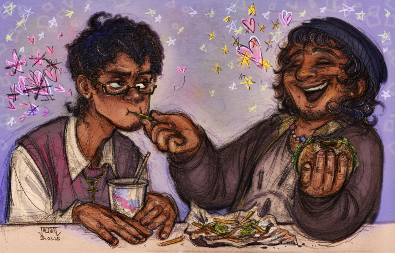 Sam &amp; Simon (painted)